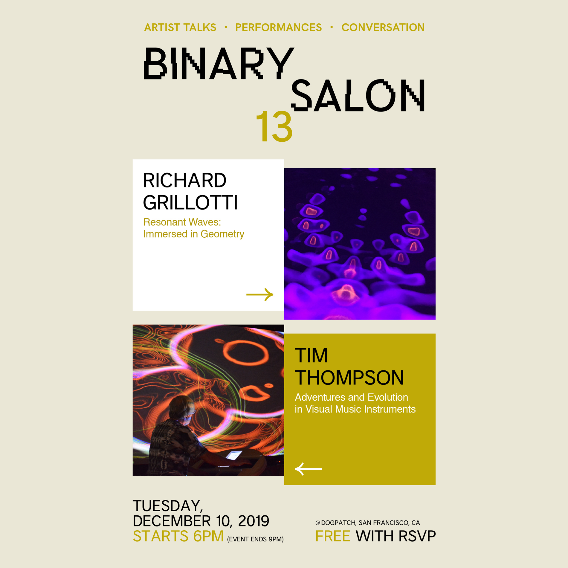 Binary Salon 13 Event Poster