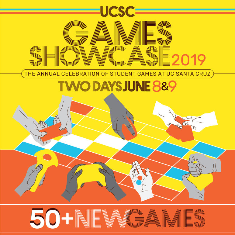 UCSC Games Showcase 2019 Poster